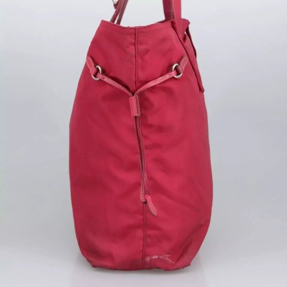 PRADA Tote Bag Nylon Pink Gold Auth - Picture 3 of 15